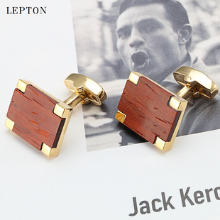 袖 法式 扣质感红木袖 扣男士 口钉欧美潮流饰品定制 简约袖 包邮