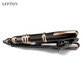 商务领带夹外贸优雅品味配饰送礼盒 钢笔领夹男士 新款 趣味时尚