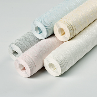 9.5米自粘无纺布墙纸加厚3D硅藻泥轻奢卧室客厅墙壁纸家用温馨