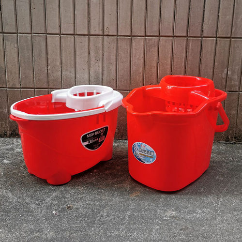 加厚挤水桶塑料地拖桶水桶