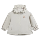 李宁女小童加绒保暖防泼水宽松运动风衣YFDW082