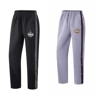 李宁2025长春CBA全明星男子春季 AYKV763 运动潮流休闲直筒排扣卫裤