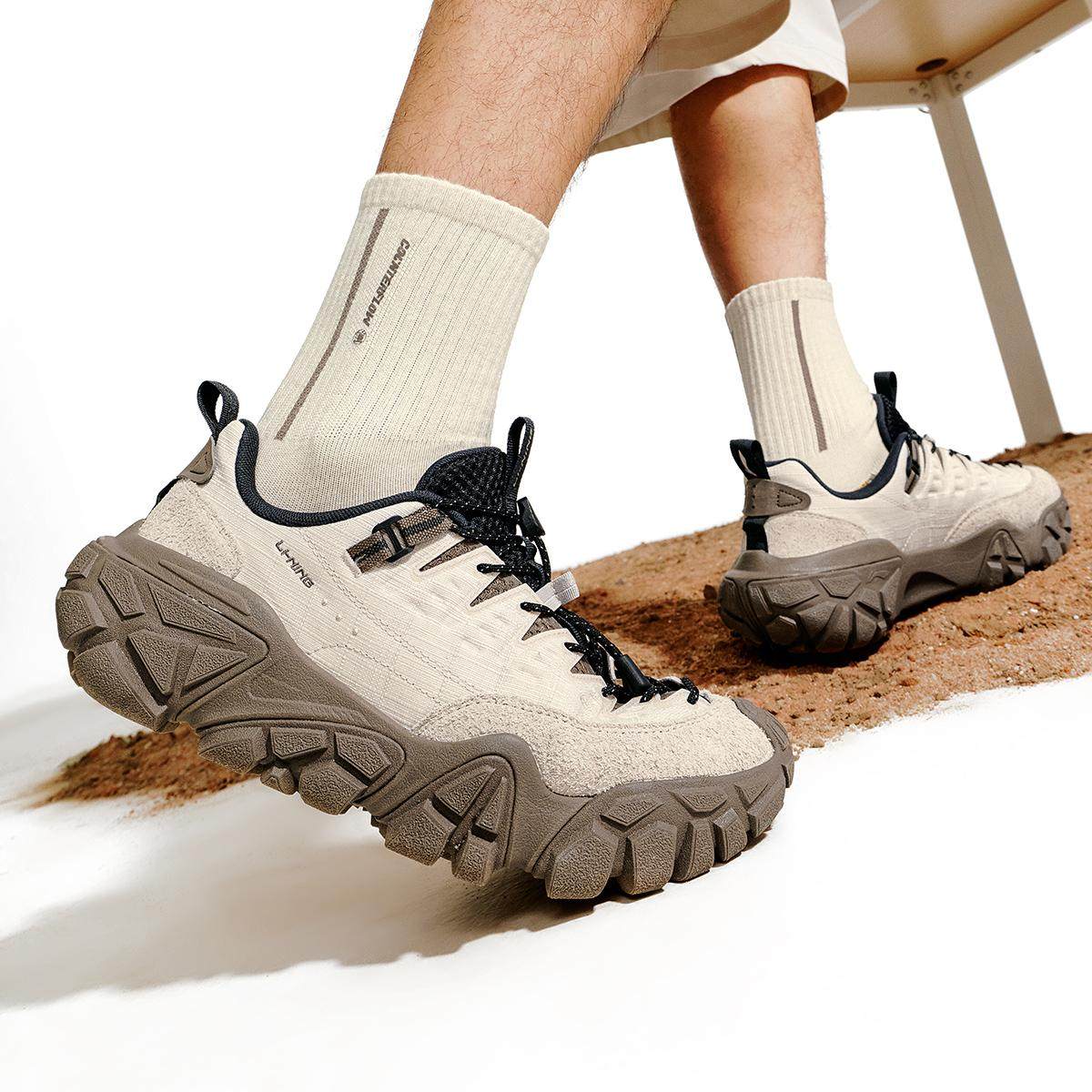 李宁休闲鞋2025秋季男鞋沙丘山系户外老爹鞋防滑运动鞋 AGCV363,运动鞋new,运动休闲鞋,淘宝优惠券,粉丝福利购,淘宝优惠卷