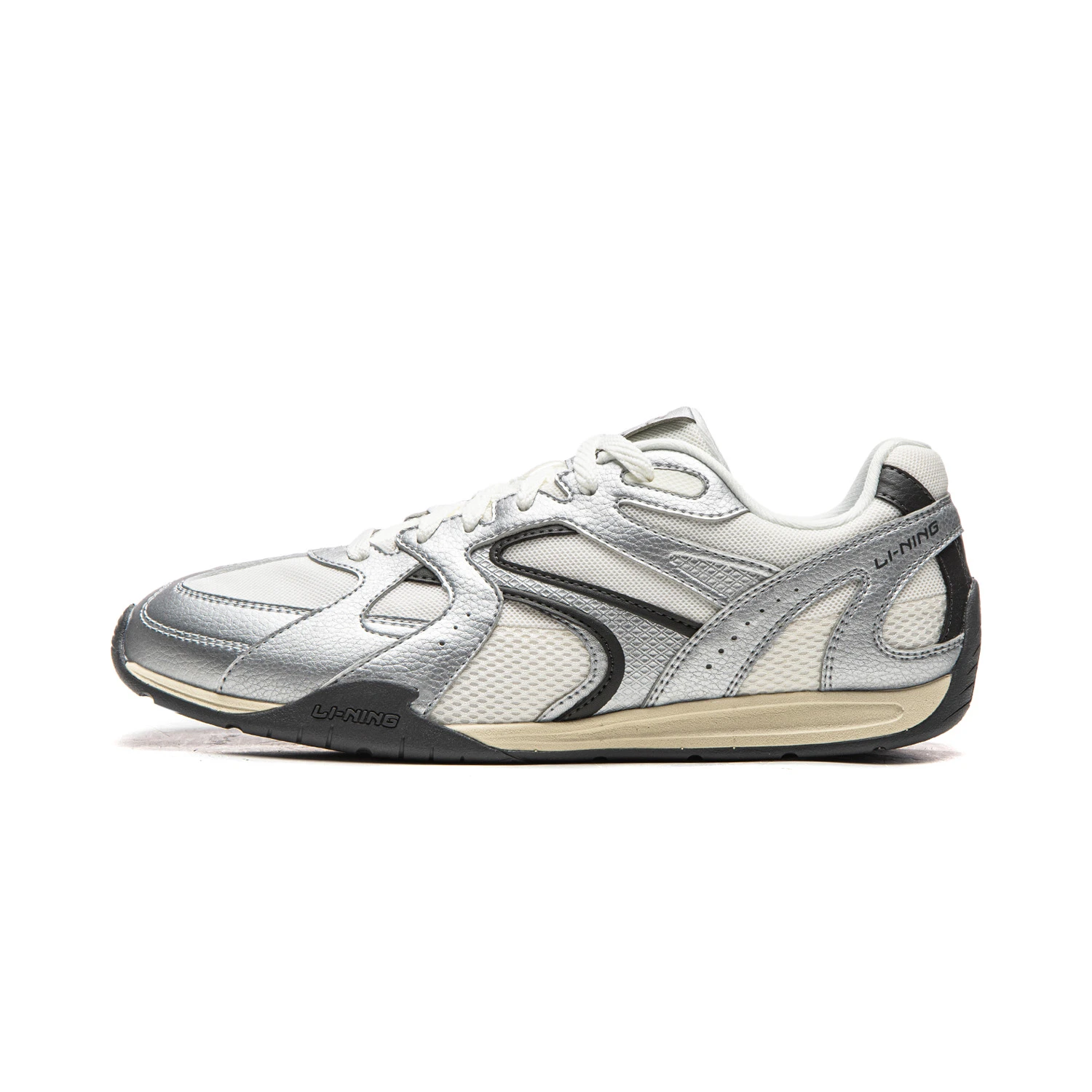 李宁休闲鞋复古男鞋2025秋季菲林Retro户外潮流透气德训鞋AGLV137