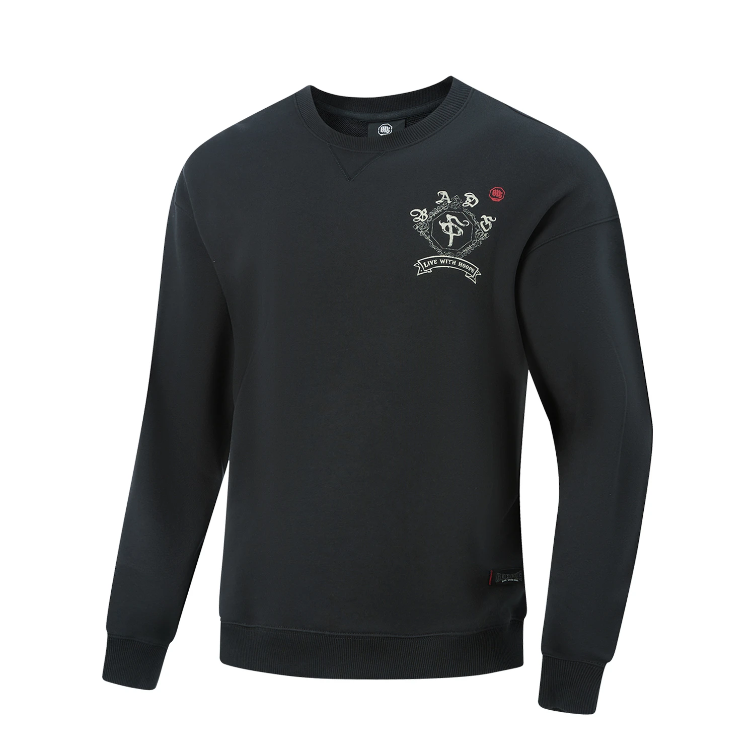 李宁反伍BADFIVE问鼎中原男子2025新款套头卫衣AWDVG61-1