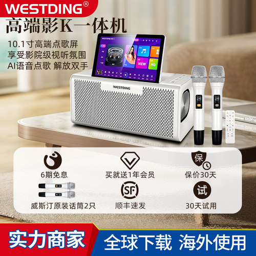 新款高音质智能点歌音箱视频机