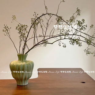 艺术感山归来花瓶陶瓷侘寂风民宿装饰客厅插花异形花器高级感摆件