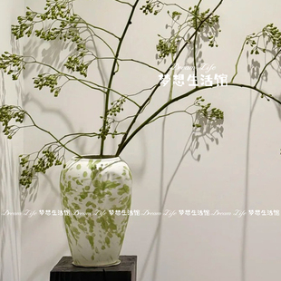 山归来花瓶景德镇陶瓷土陶罐摆件客厅插花复古水培花盆手工制作