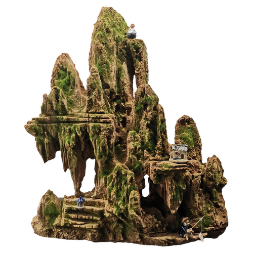 奇石天然假山盆室内装饰景