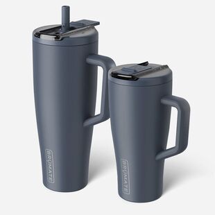 BruMate Era Flip 吸管保温杯 锥形底冷饮杯带手柄防漏水隐藏吸管