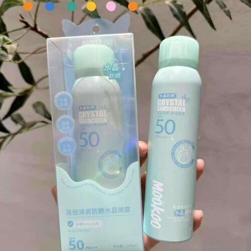 冰之恋高倍清爽防晒水晶喷雾150ml防紫外线户外运动军训保湿防晒