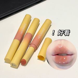 HERORANGE清新芝芝唇蜜滋润保湿水光镜面玻璃唇素颜显白唇釉彩妆
