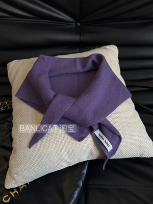 100%羊毛三角披肩女韩系复古小领