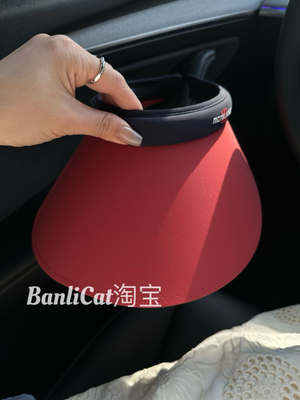 显白红色 发箍防晒帽女韩版ins简约遮脸遮阳帽无顶出游户外空顶帽