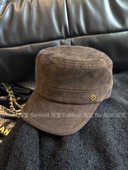 秋上新 型棕色画家帽子女冬气质复古平顶报童帽马术帽贝雷帽 好版