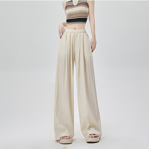 逸墨裤子纸样阔腿女裤样板长裤裁剪图纸松紧裤