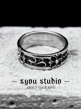 鸢尾十字花戒指不掉色