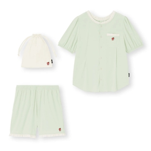 日本 GU UNDERCOVER 高桥盾 合作款女装家居服睡衣一套331632