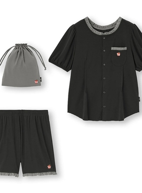 日本代购 GU UNDERCOVER 高桥盾 合作款女装家居服睡衣一套331632