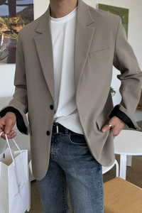 秋装简约帅气男青年休闲西装韩版潮流西服FC599-P105图片