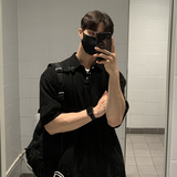 夏季简约帅气短袖POLO衫男韩版宽松潮流短袖T恤衫CT15-P45，男装Polo衫，四季星座713