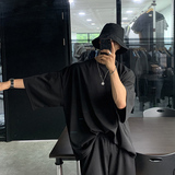 夏季ulzzang垂感两件套运动短袖T恤套装男韩版体恤短裤潮CT88-P75，男装T恤，四季星座713