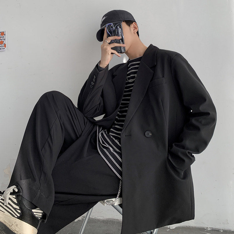 秋季帅气潮流西装男韩版宽松雅痞小西服休闲外套DZ17-P90,男装西服套装,四季星座713