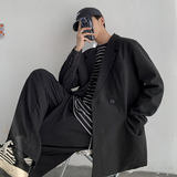 秋季帅气潮流西装男韩版宽松雅痞小西服休闲外套DZ17-P90，男装西服套装，四季星座713