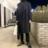 冬季气质毛呢大衣男韩版宽松呢子风衣外套F，男装毛呢大衣，四季星座713