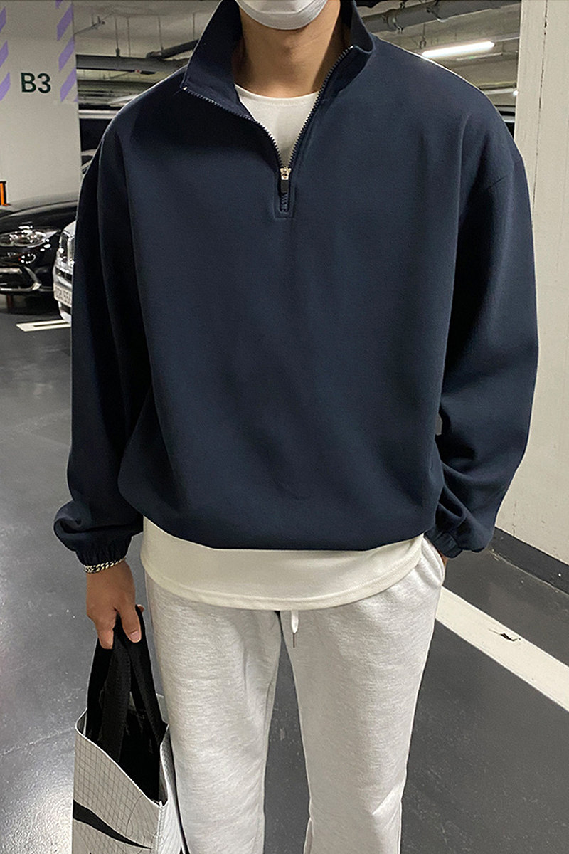 秋冬ulzzang气质纯棉简约套头卫衣男韩版宽松落肩打底衫M601-P75,男装卫衣,四季星座713
