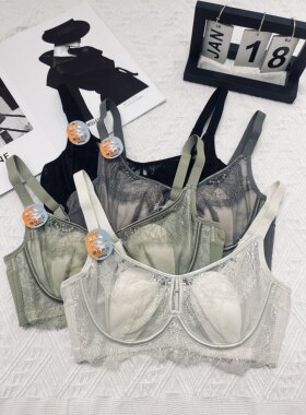 古妃31034超薄水晶杯大胸显小内衣聚拢调整型收副乳防下垂文胸女