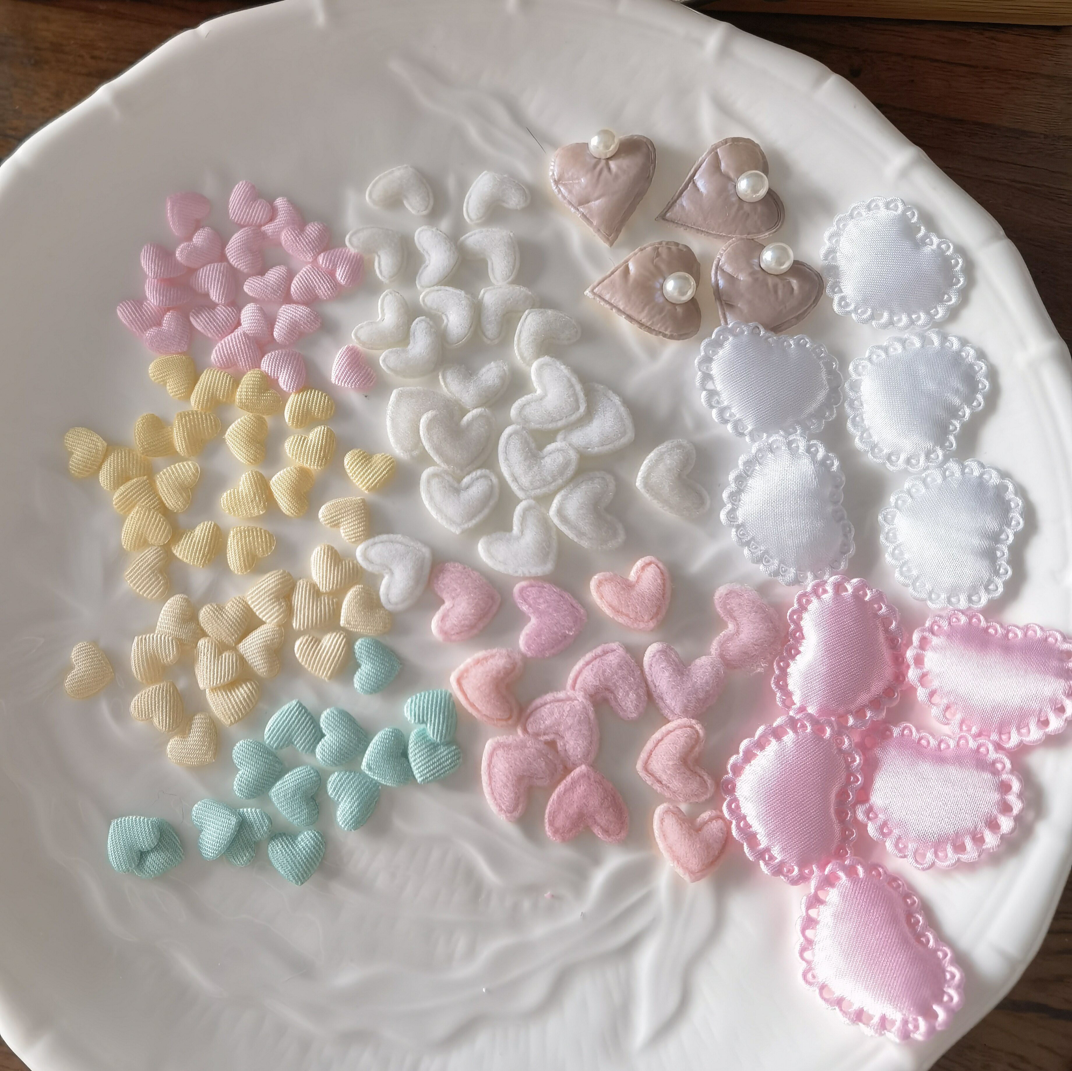 DIY迷你布艺小爱心娃衣装配饰咕卡少女心手工小卡卡套发饰材料包