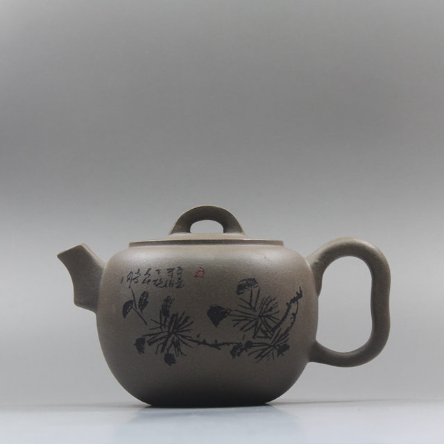 紫砂壶纯全手工特价宜兴清仓正品名家原矿青段刘跃风制和韵壶茶壶