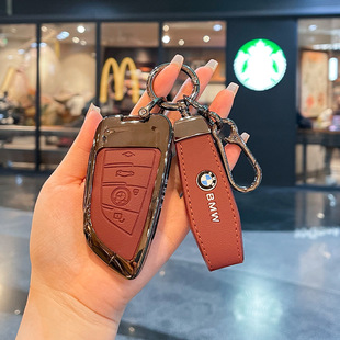 适用宝马4系钥匙套i4大刀锋2系225i保护壳430i金属425i包m240i扣