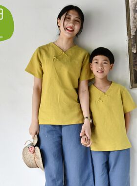 柚儿薄款夏季男女通用唐装