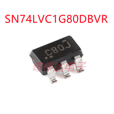 SN74LVC1G80DBVR SOT-23-5 单路正边沿触发式D型触发器 元器件IC