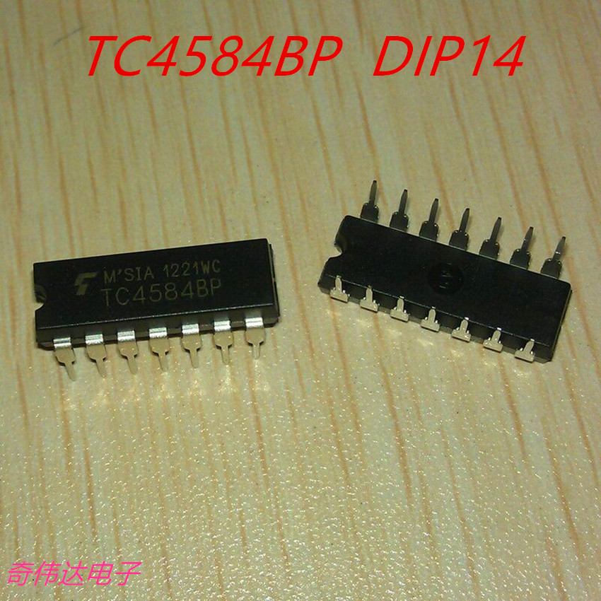 全新原装 直插 TC4584BP 4584 DIP-14 逻辑六反相施密特触发器