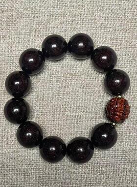 邱师傅竹木sc020赞比亚血檀木老料手串手工特色木质檀木手串