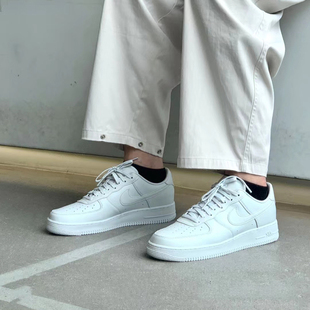 100 fresh 耐克 Air Force Nike 纯白低帮休闲板鞋 Low DM0211