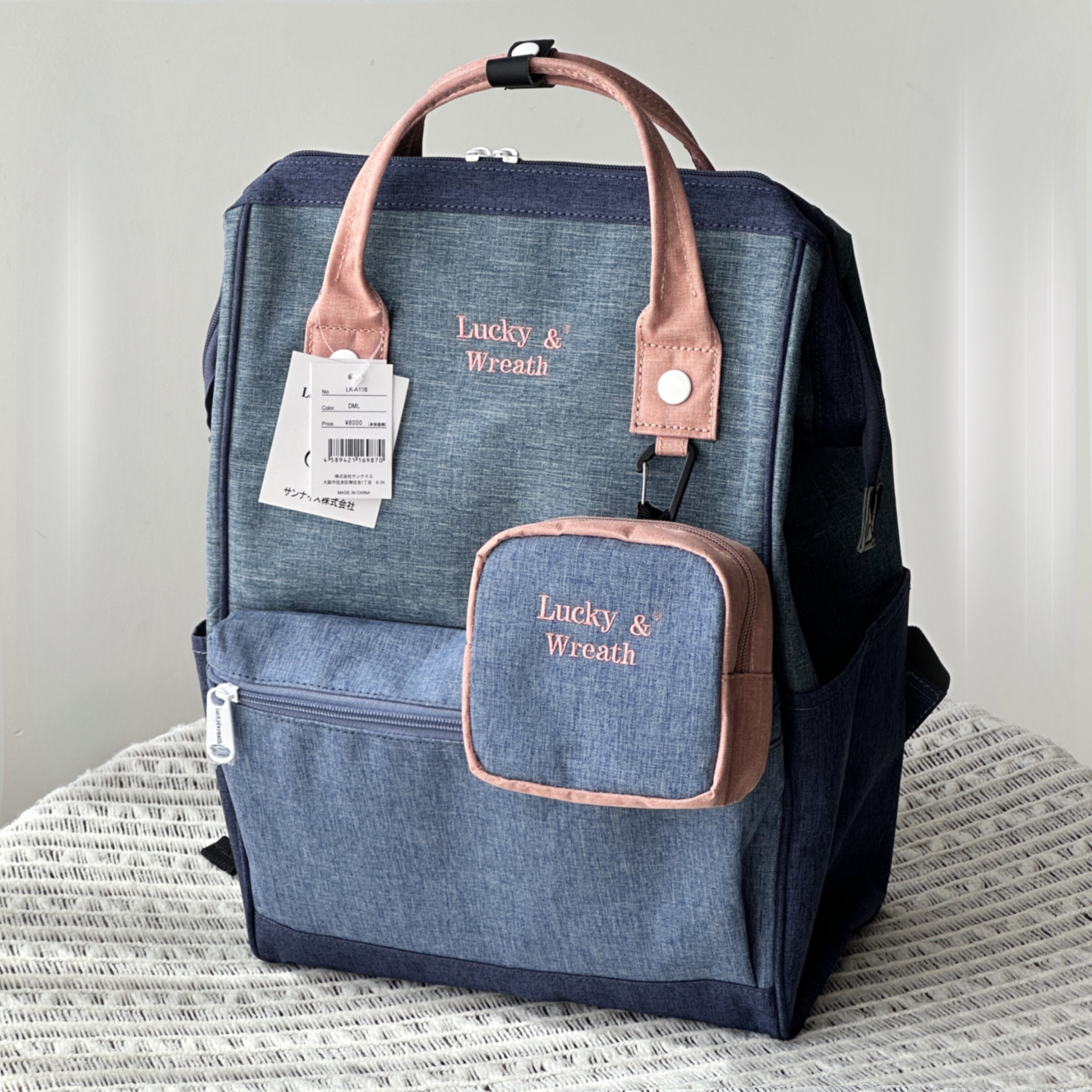 2026撞色新款！大容量双肩包男女背包旅行包电脑包妈咪包学生书包