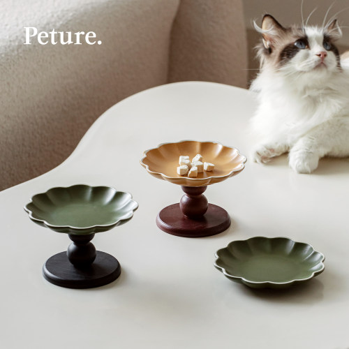 Peture复古风浅口猫碟