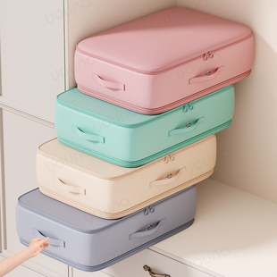 被子收纳袋羽绒服压缩袋大容量衣柜装衣服棉被四件套专用整理袋子