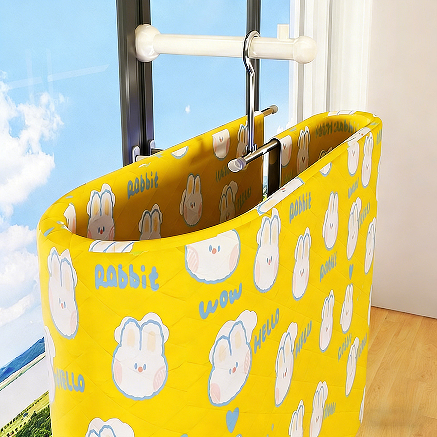 晒被子神器家用螺旋式晾衣架阳台晒床单被套被罩浴巾专用大衣架子,收纳整理,金属衣架,淘宝优惠券,粉丝福利购,淘宝优惠卷