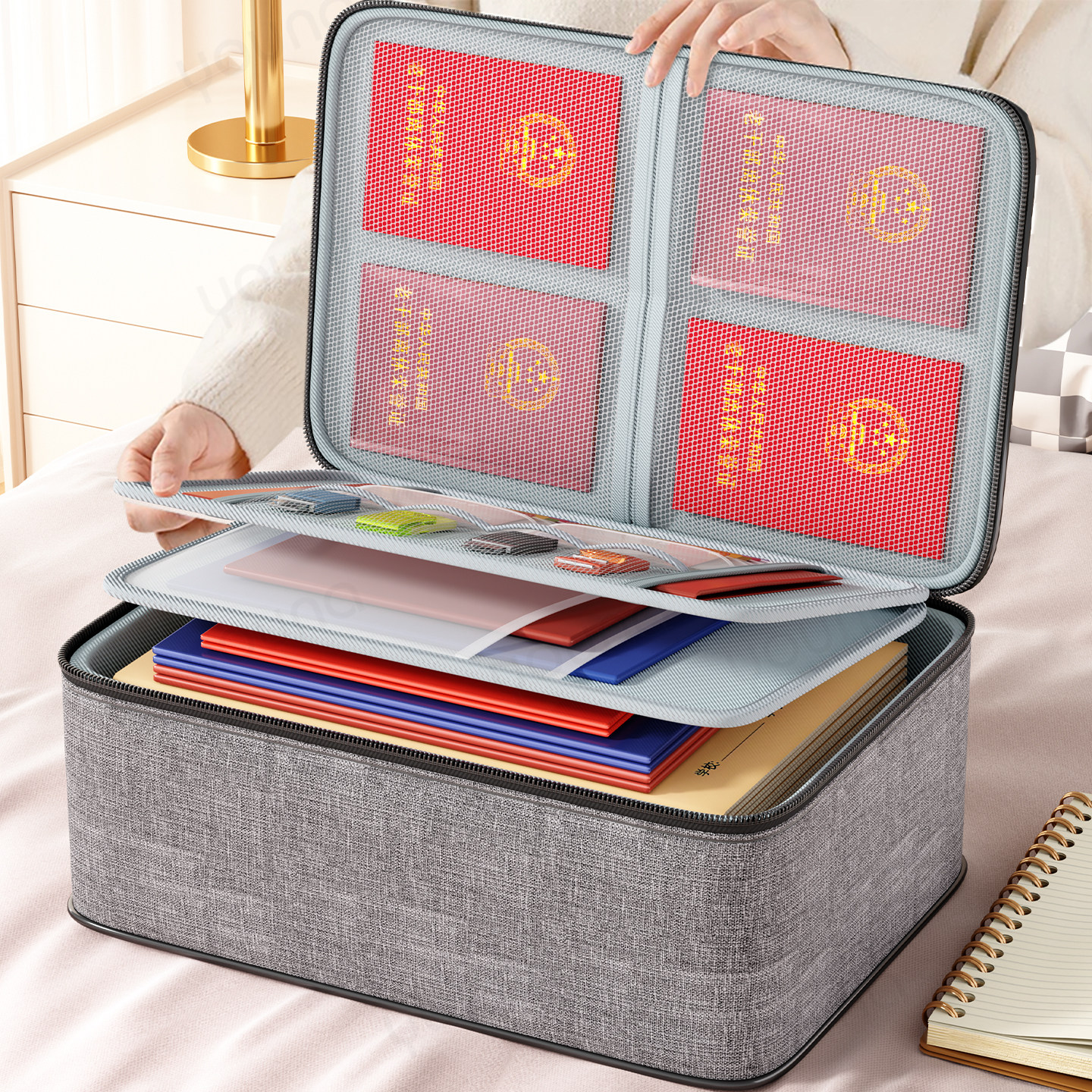 日本证件收纳包家庭户口本重要文件袋卡包房产出生证书密码收纳盒,收纳整理,卡包/证件包,淘宝优惠券,粉丝福利购,淘宝优惠卷