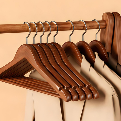 【日本品质】实木衣架木质家用