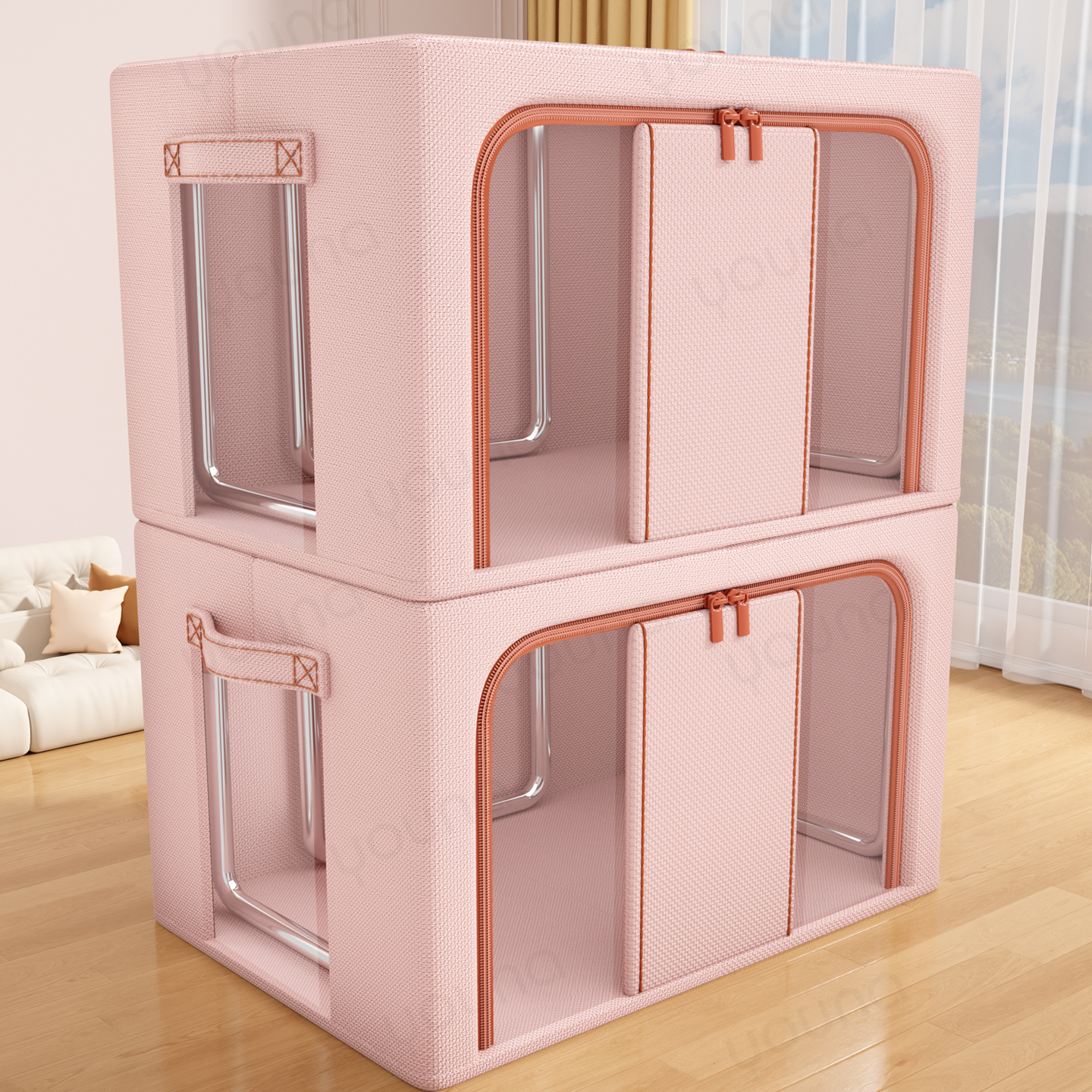 【小姑娘必备收纳箱！】甄选棉麻