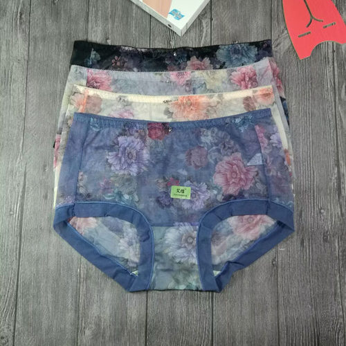 富妮来网纱女士性感提臀平角柔软