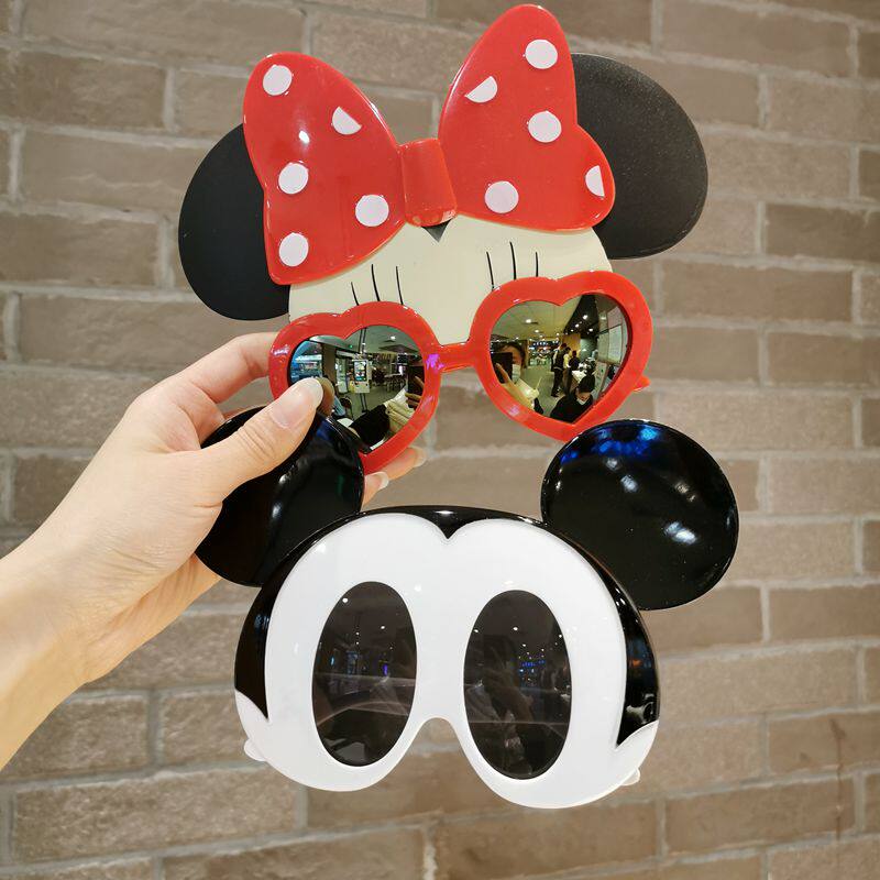 大童卡通可爱面具墨镜成人沙雕凹造型朋友舞会party装饰拍照眼镜