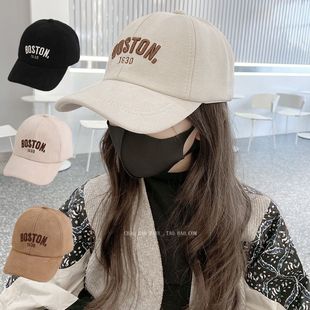 儿童麂皮绒鸭舌帽春秋新款时尚百搭遮阳男童女童宝宝韩版棒球帽子