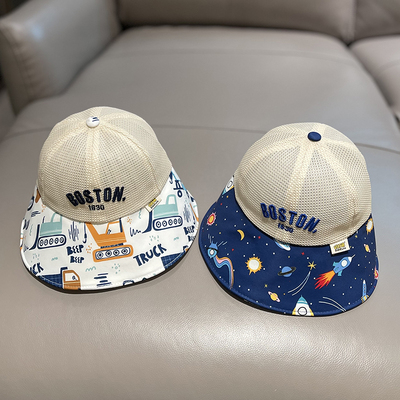 休闲百搭宝宝薄款网帽遮阳防晒潮